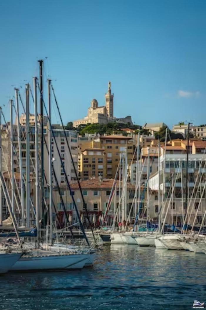 Vue Mer Le Panoramique Vieux-Port De Марсель Экстерьер фото